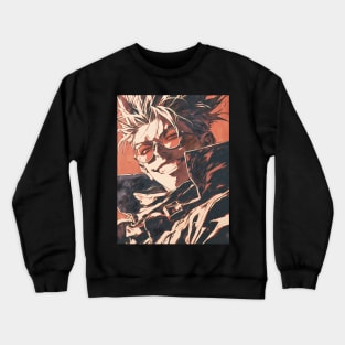 Legendary Gunslinger: Space Western Anime-Manga Adventure Crewneck Sweatshirt